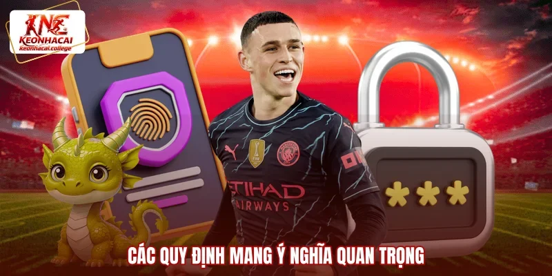 Các quy định mang ý nghĩa quan trọng